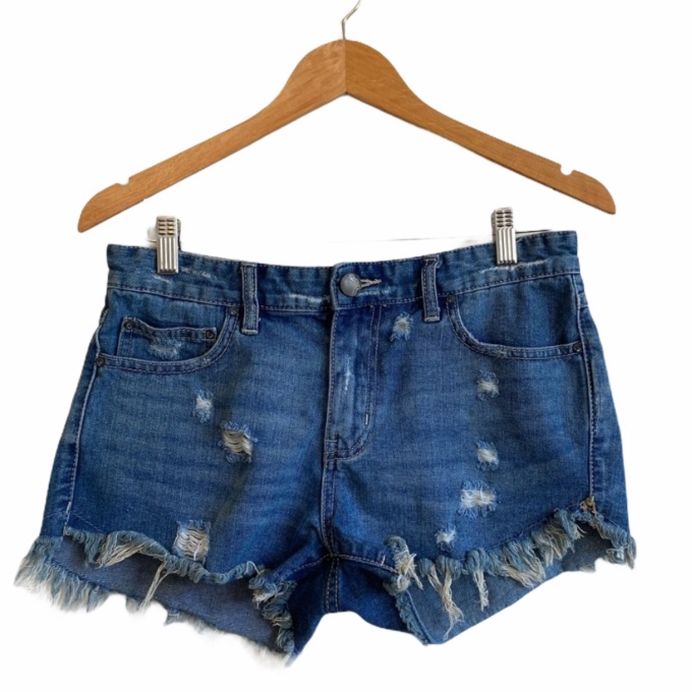 Free People Distressed Shorts